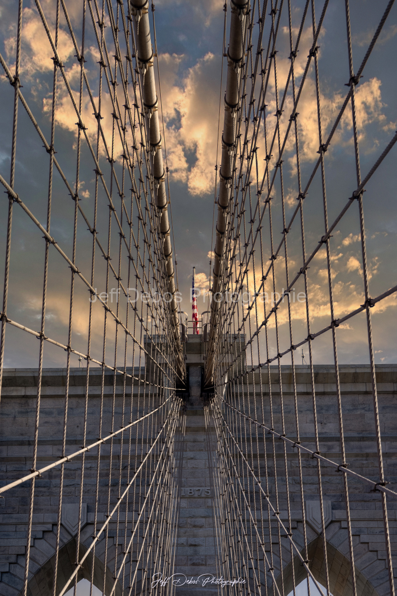 Brooklyn Bridge  - Cadre Alu 75 cm x 50 cm - 192€