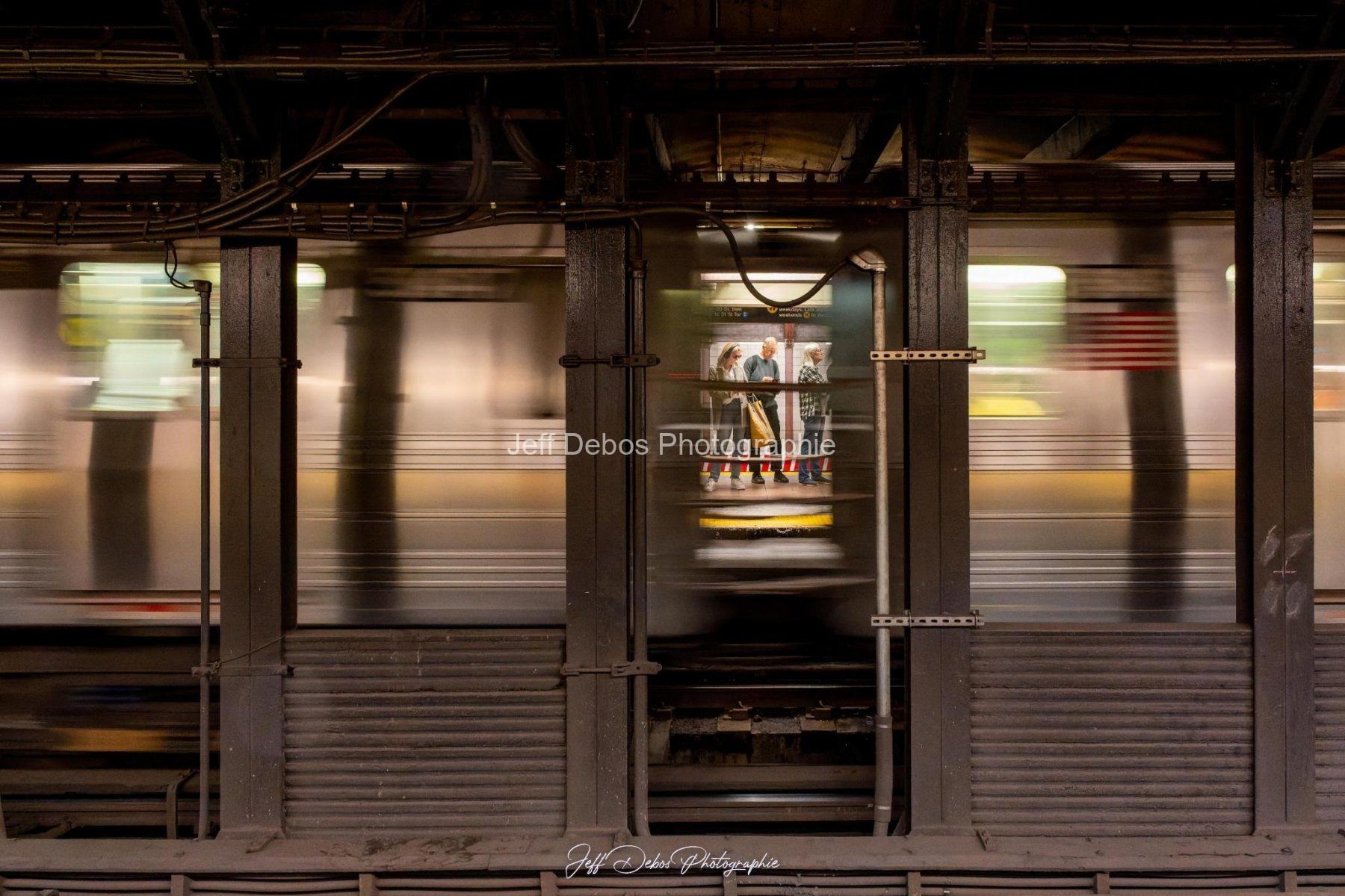 Metro - New york City - Cadre Alu 120cm x 80cm - 320€
